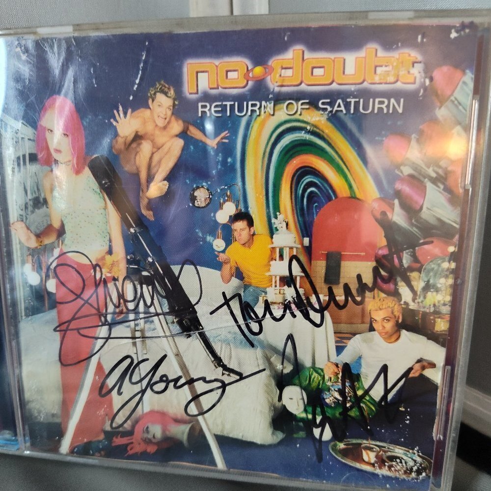 Rare! No Doubt Signed Autographed by All Members Return of Saturn Interscope CD